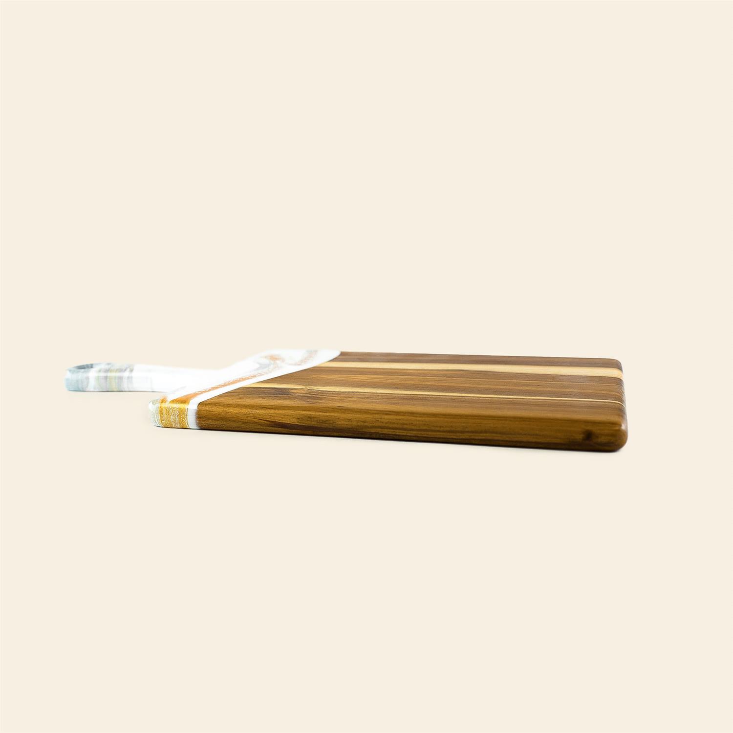 Picture of Rectangle Acacia Board w/ Handle 16"