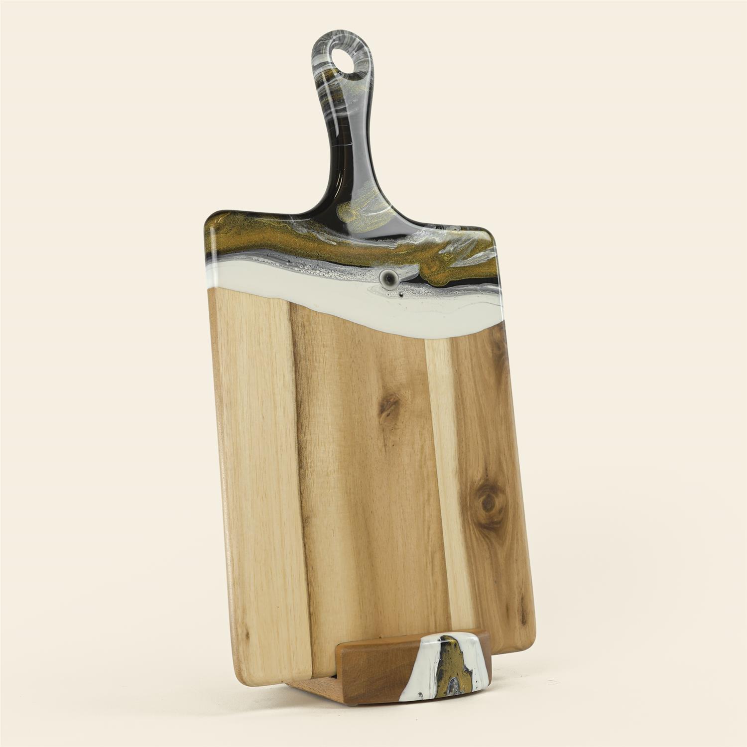 Picture of Rectangle Acacia Board w/ Handle 16"