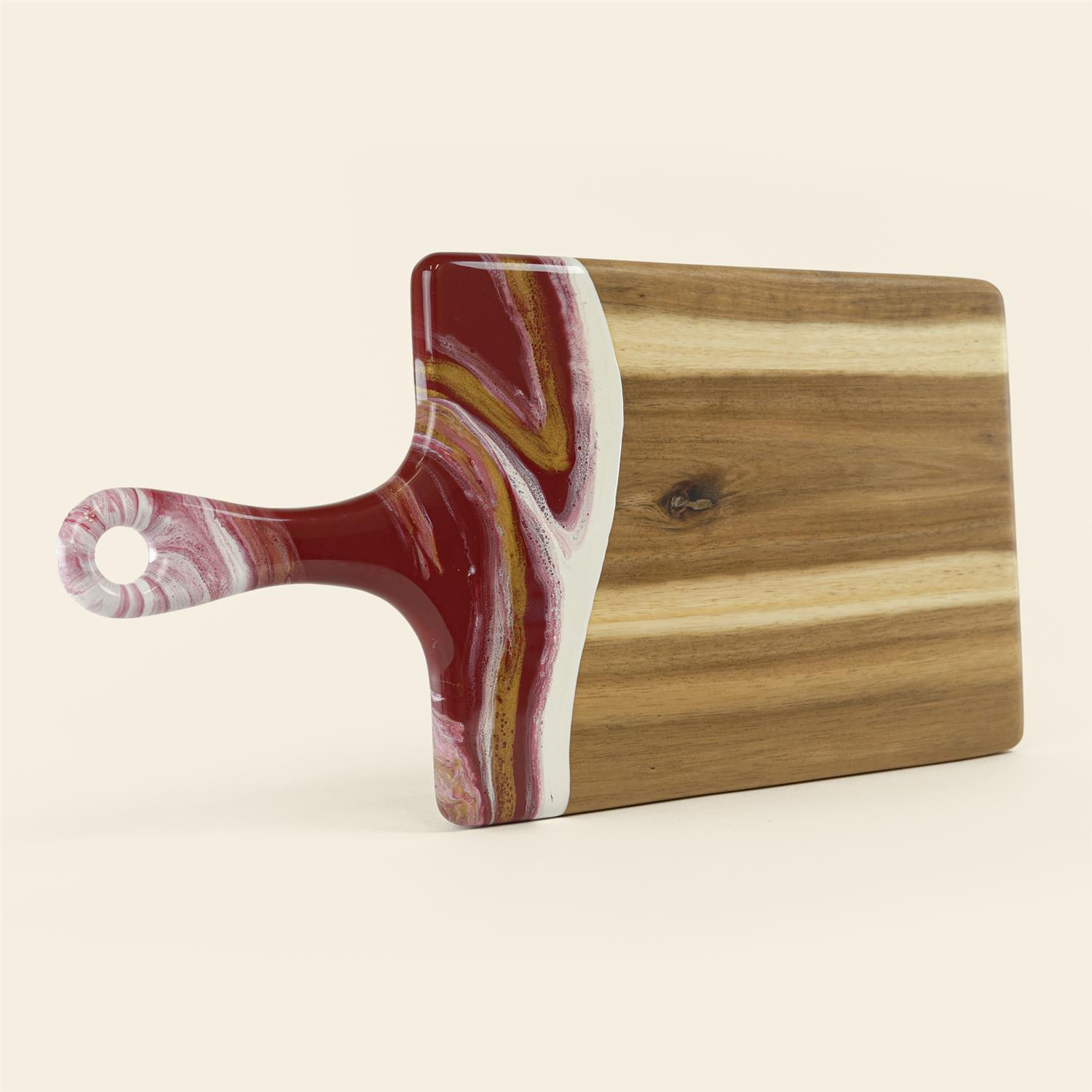 Picture of Rectangle Acacia Board w/ Handle 16"