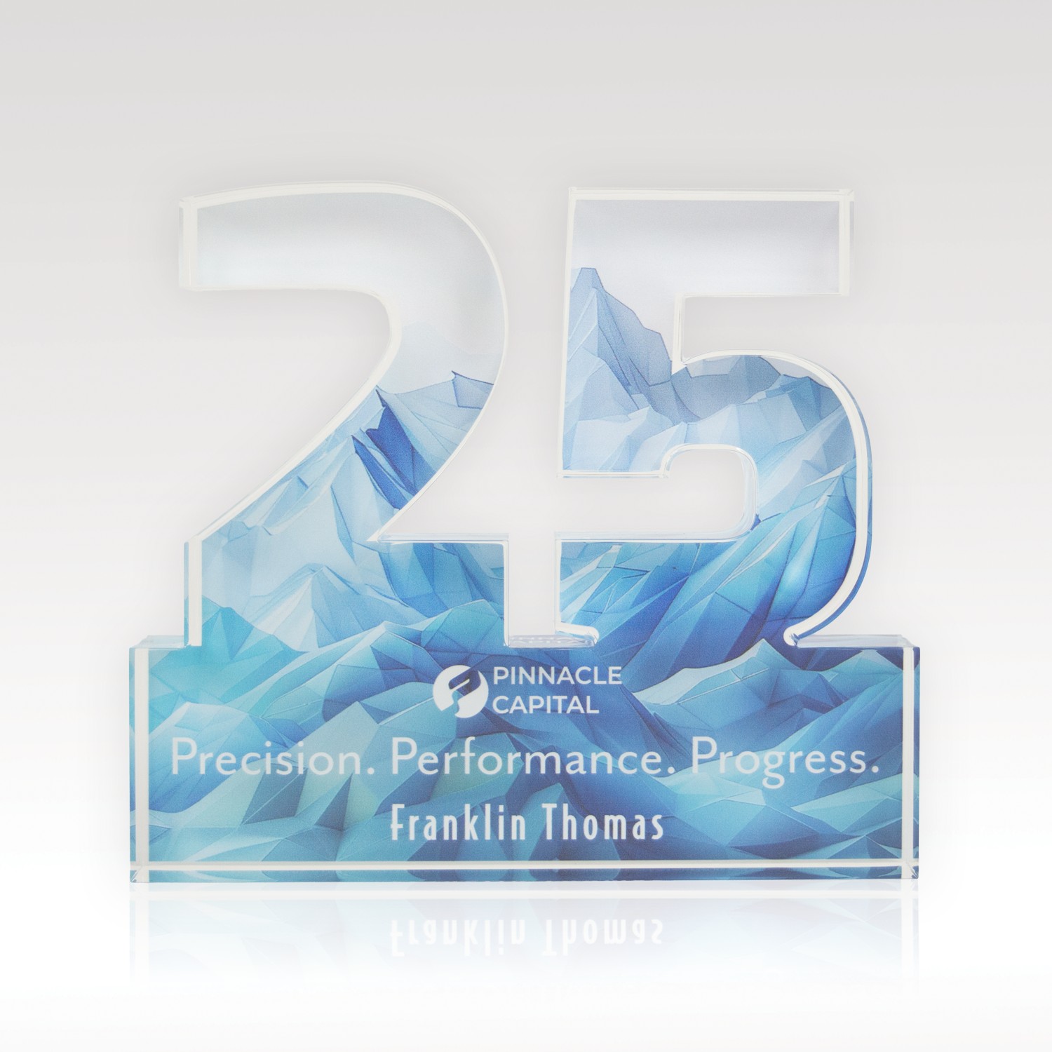 Picture of 3/4" Acrylic Numerals Style 25 – Plus Series