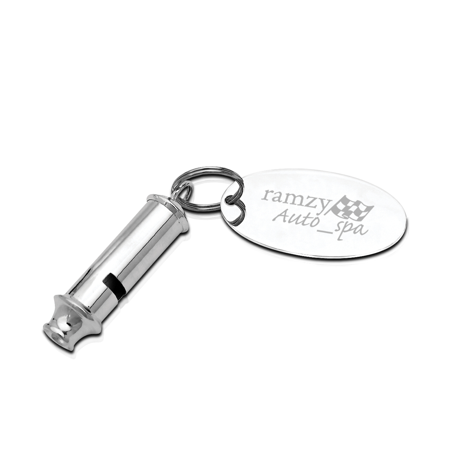 Picture of Engravable Safety Whistle Keychain
