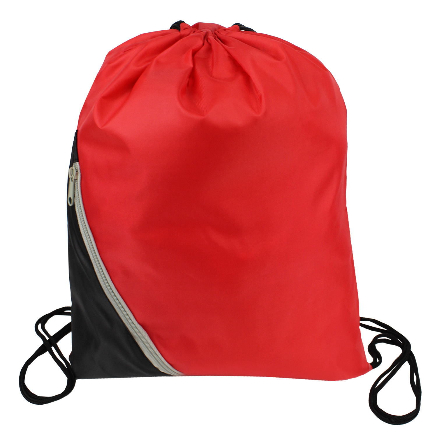 Picture of Zipper Pocket Drawstring Backpack