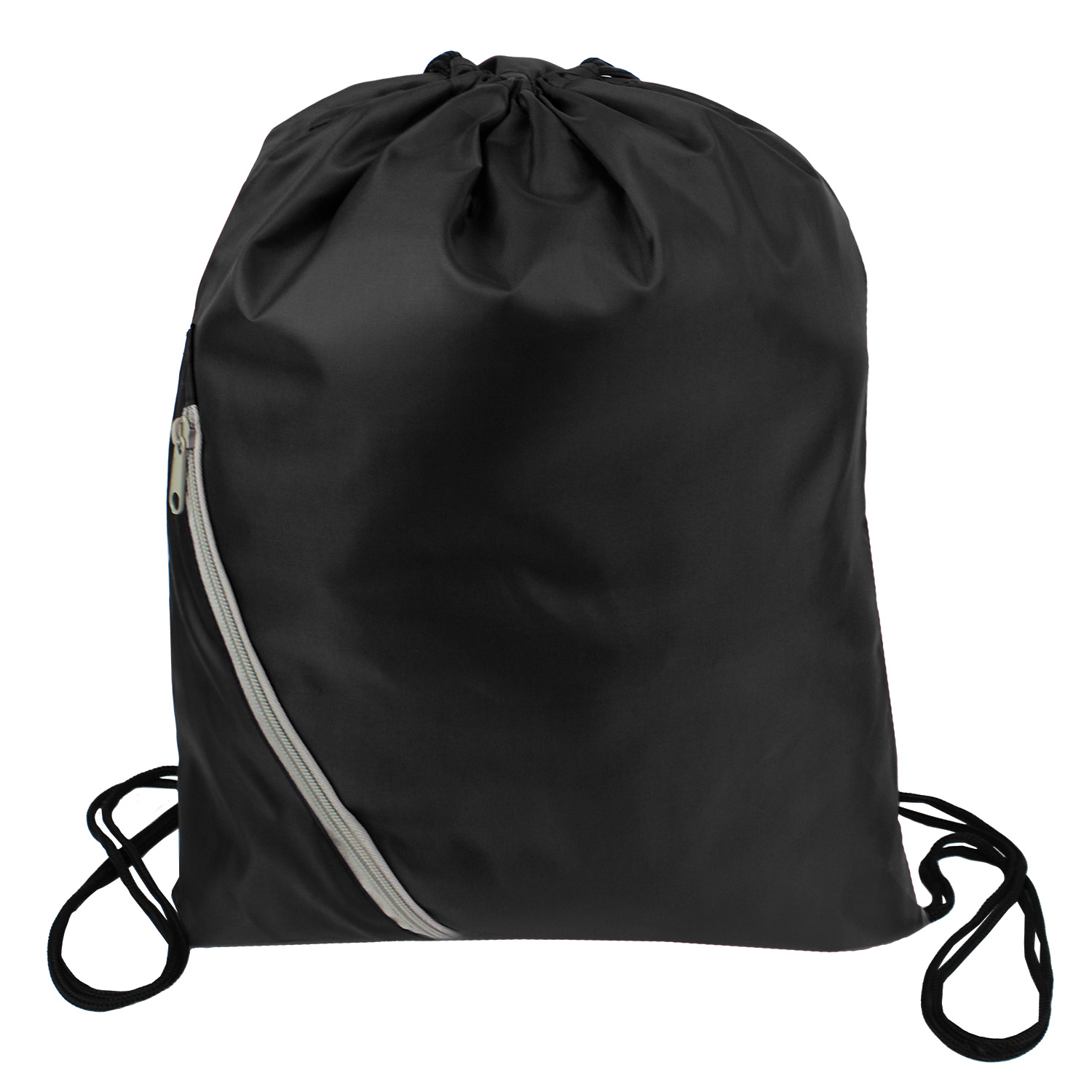 Picture of Zipper Pocket Drawstring Backpack