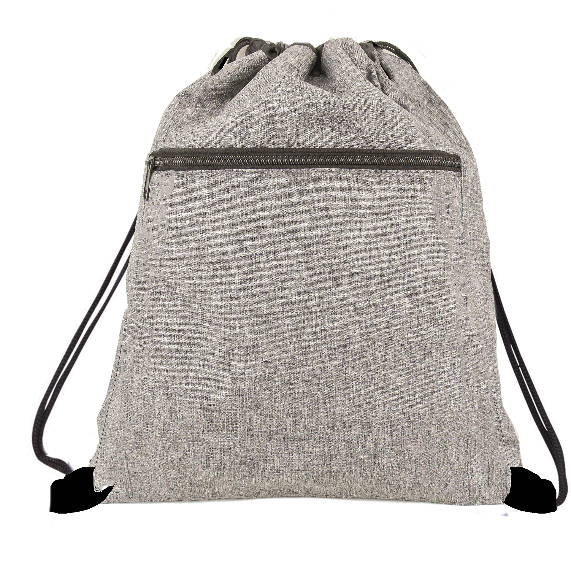 Picture of Heather Gray Drawstring Bag