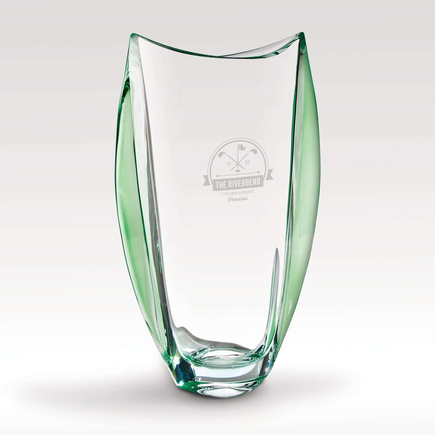 Picture of Emerald Accented Orbit Vase