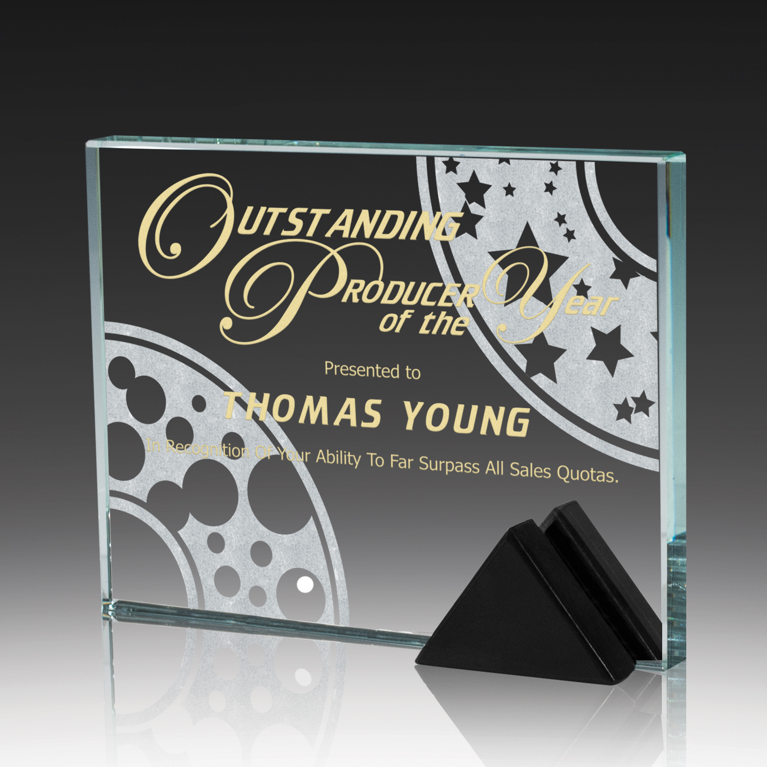 Picture of Rectangular Glass Award - Atropos