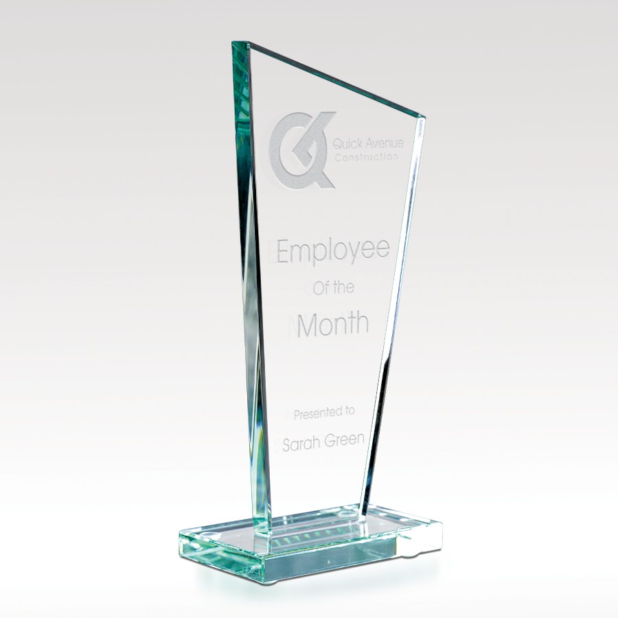 Picture of 7" Jade Glass Award - Hydrus
