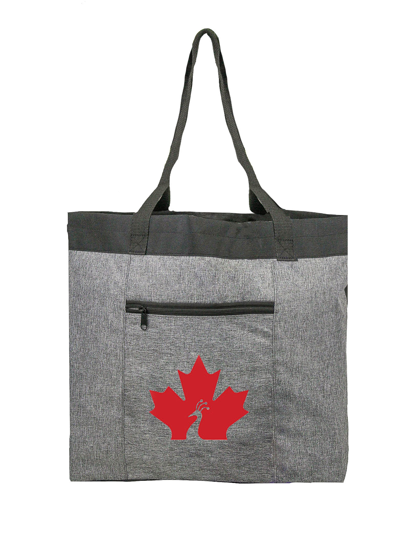 Picture of Stylish Heather Grey Open Tote