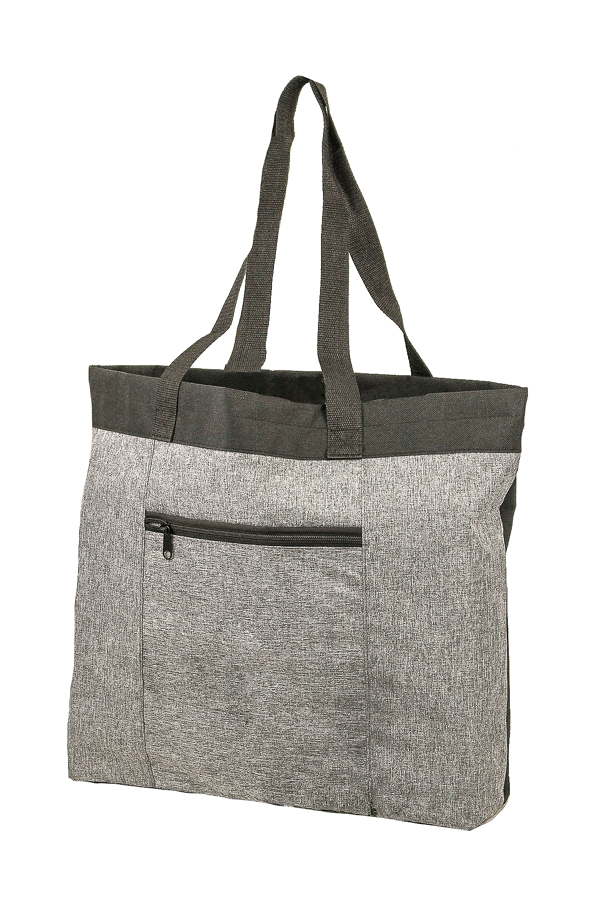 Picture of Stylish Heather Grey Open Tote