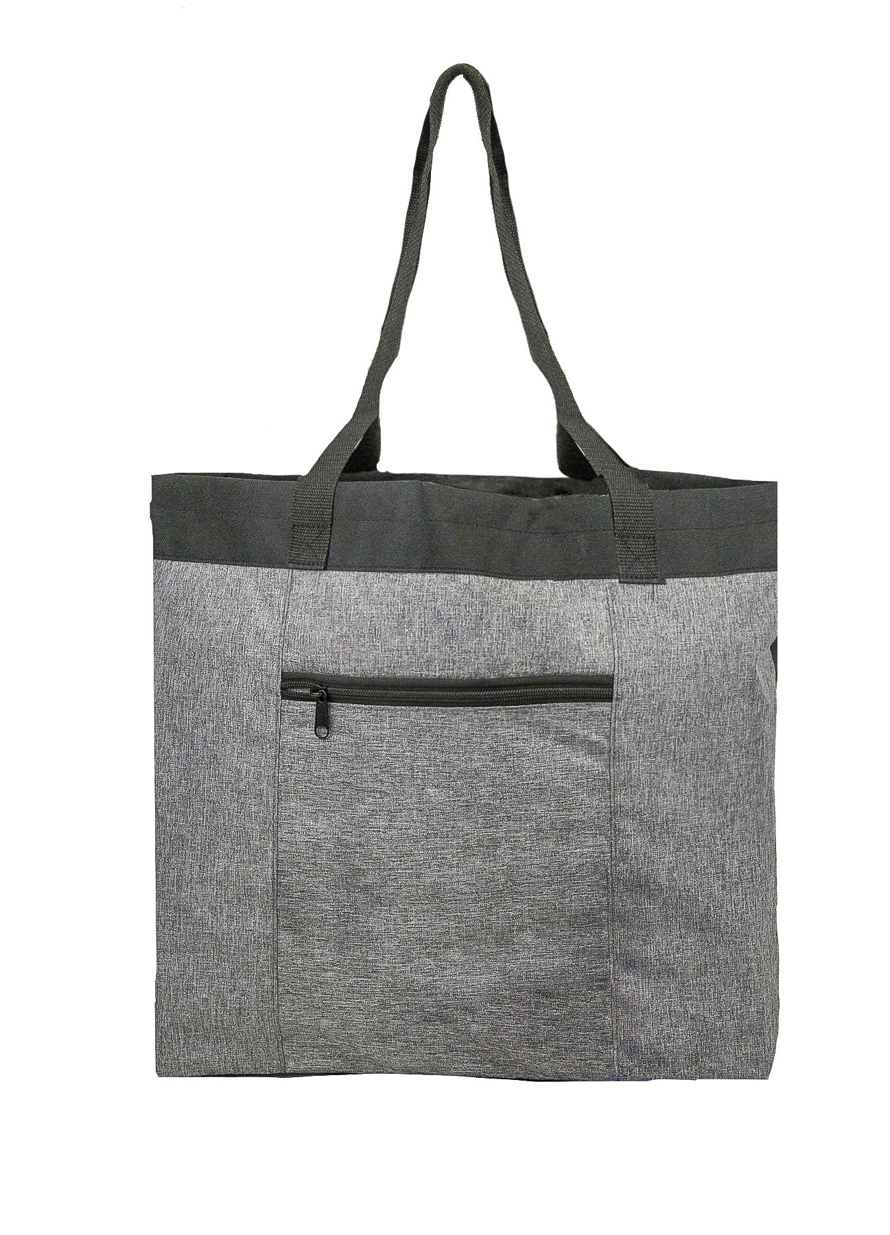 Picture of Stylish Heather Grey Open Tote