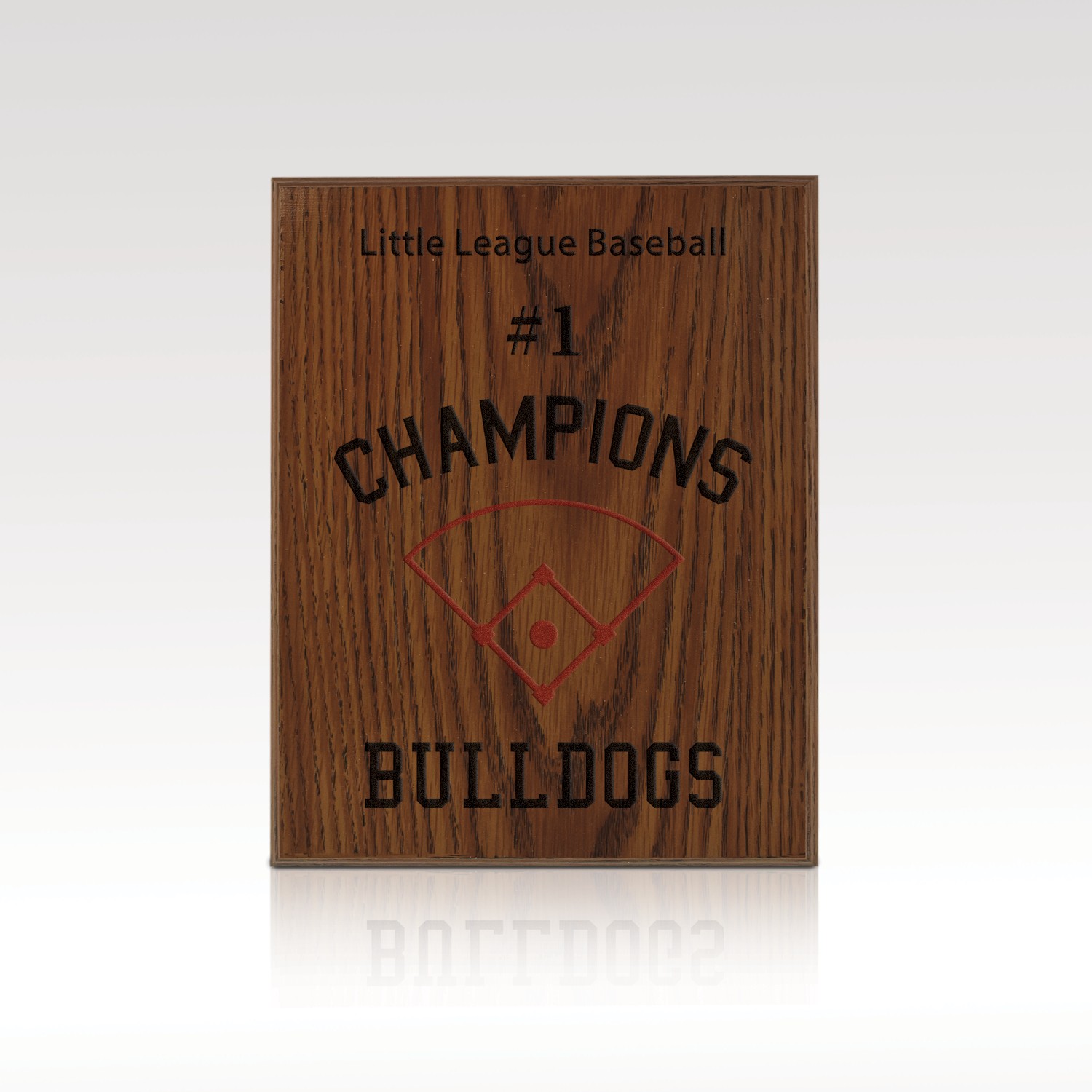 Picture of Oak Panel Plaque - 7x9