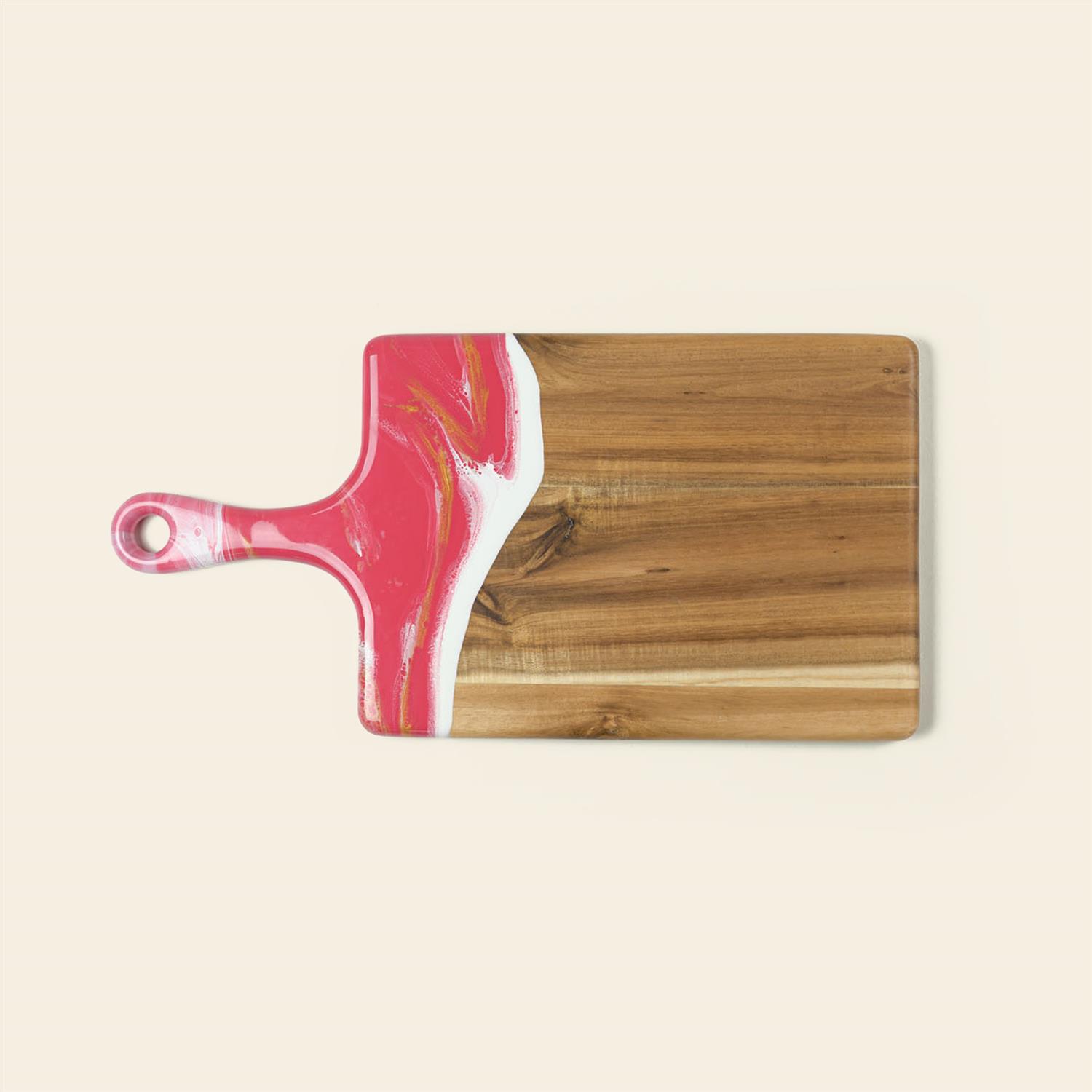 Picture of Rectangle Acacia Board w/ Handle 16"