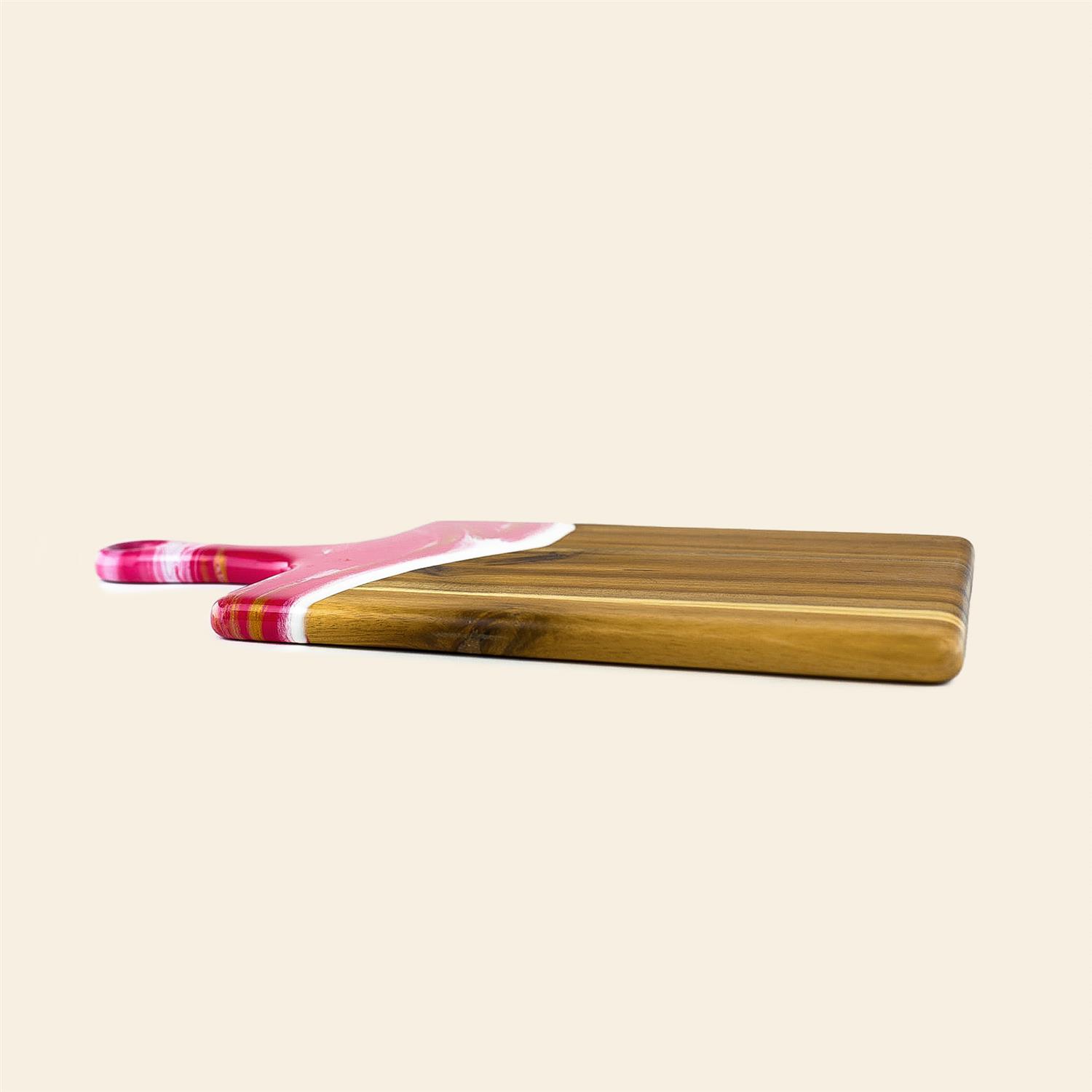 Picture of Rectangle Acacia Board w/ Handle 16"