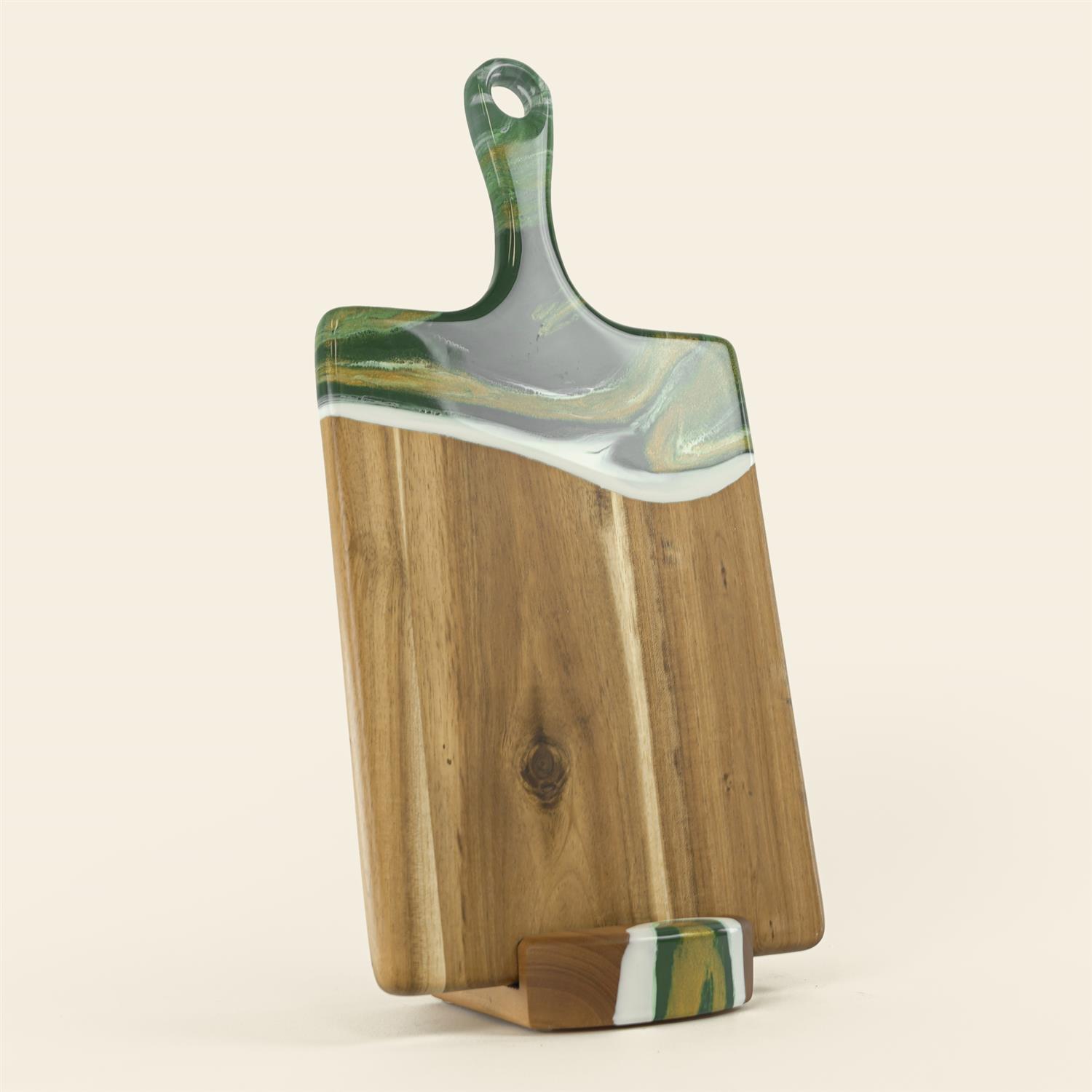 Picture of Rectangle Acacia Board w/ Handle 16"
