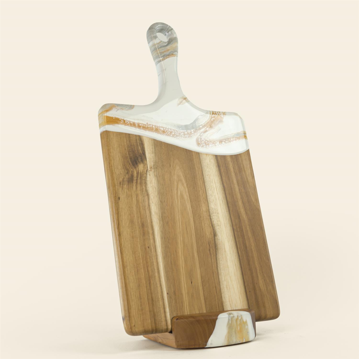 Picture of Rectangle Acacia Board w/ Handle 16"