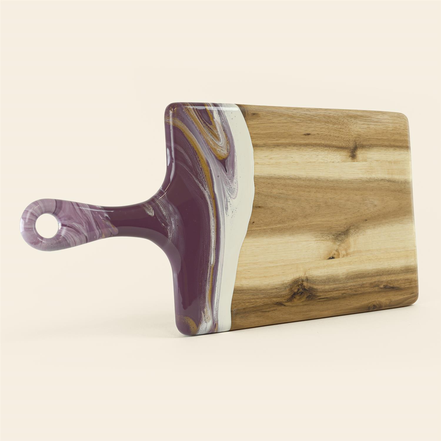 Picture of Rectangle Acacia Board w/ Handle 16"