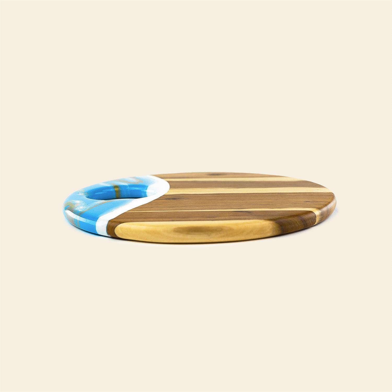 Picture of 12" Round Acacia Board w/ Holder