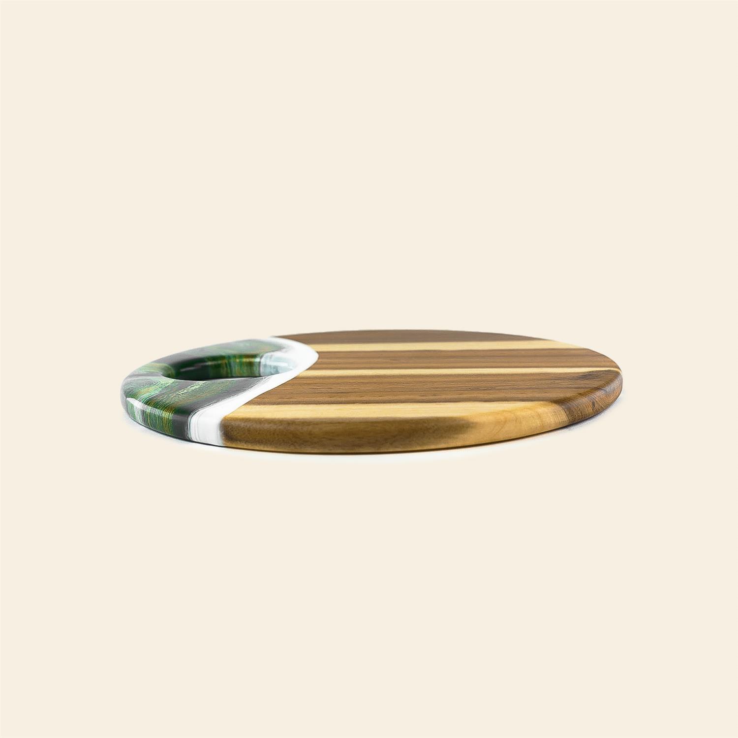 Picture of 12" Round Acacia Board w/ Holder