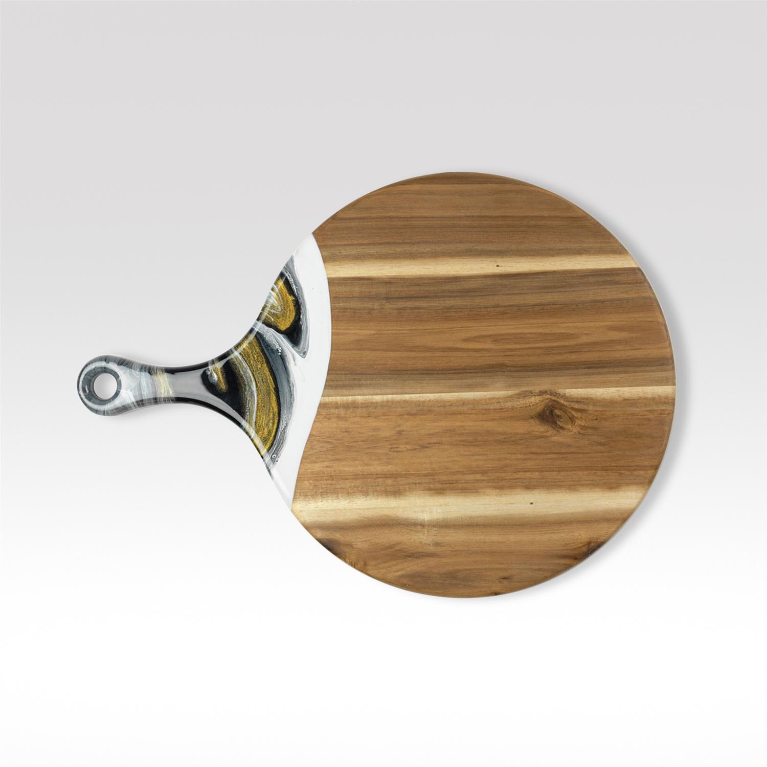 Picture of 12" Round Acacia Board w/ Handle