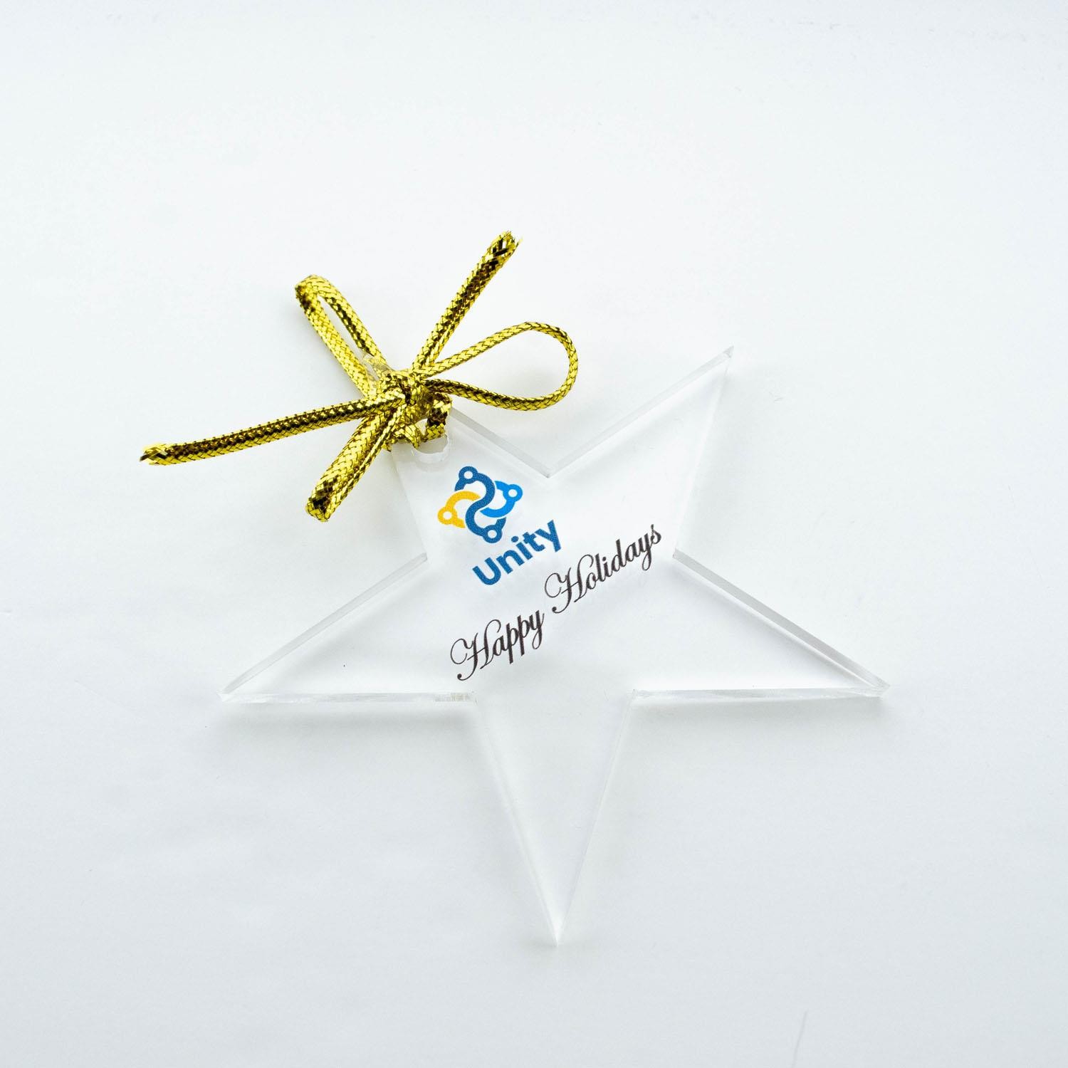 Picture of Star Acrylic Holiday Ornament