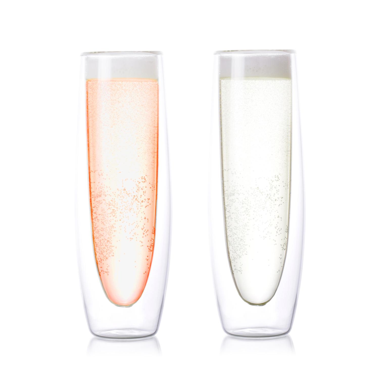 Picture of Double-Wall Champagne Set (2) 5oz Eparé
