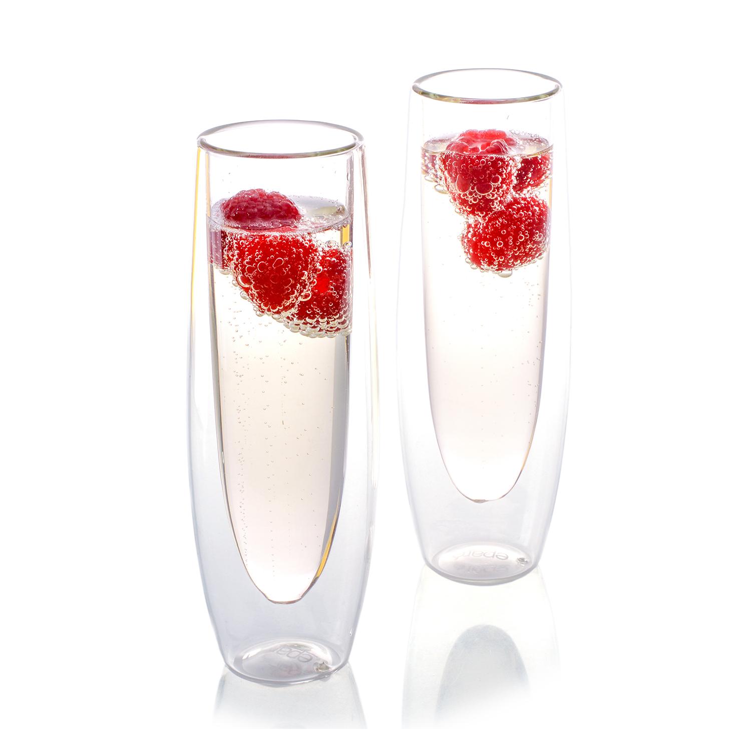 Picture of Double-Wall Champagne Set (2) 5oz Eparé