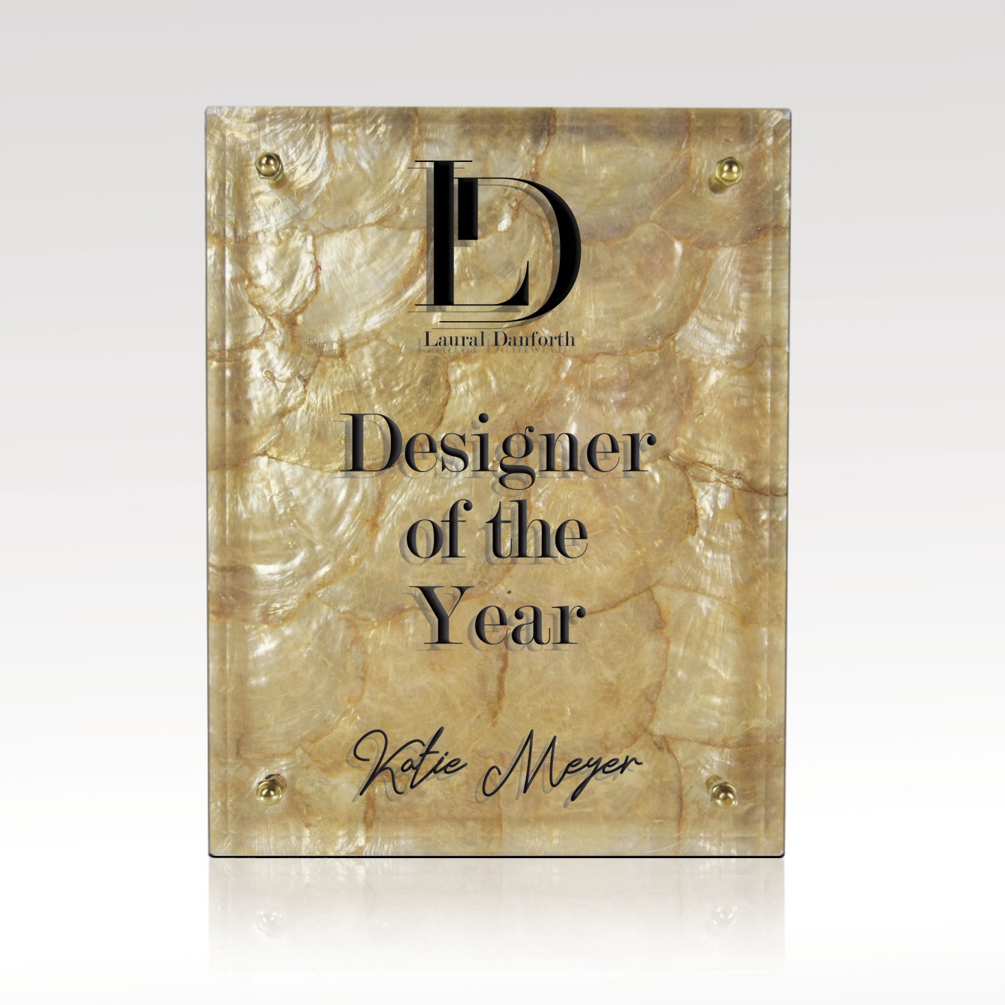 Picture of Gold Plaque - Indulgence 7x9
