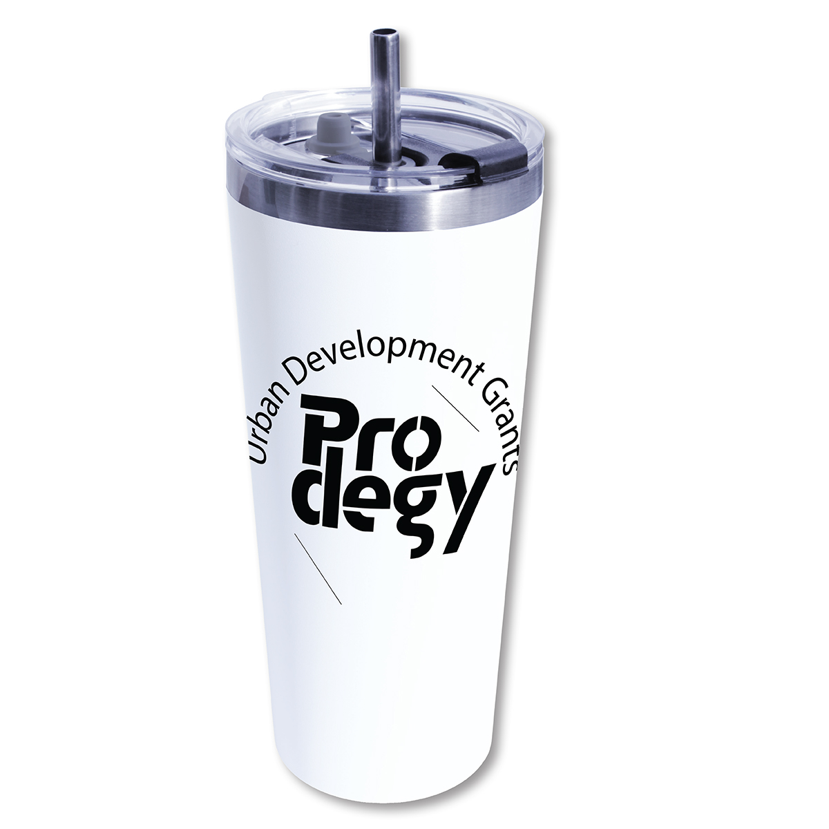 Picture of 22 Oz. Memphis Tumbler w/Flip Top Lid & Stainless Steel Straw