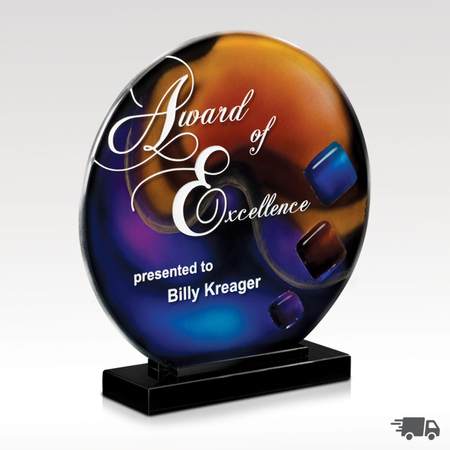 Picture of Round Artglass Award - Trilogy Sphere