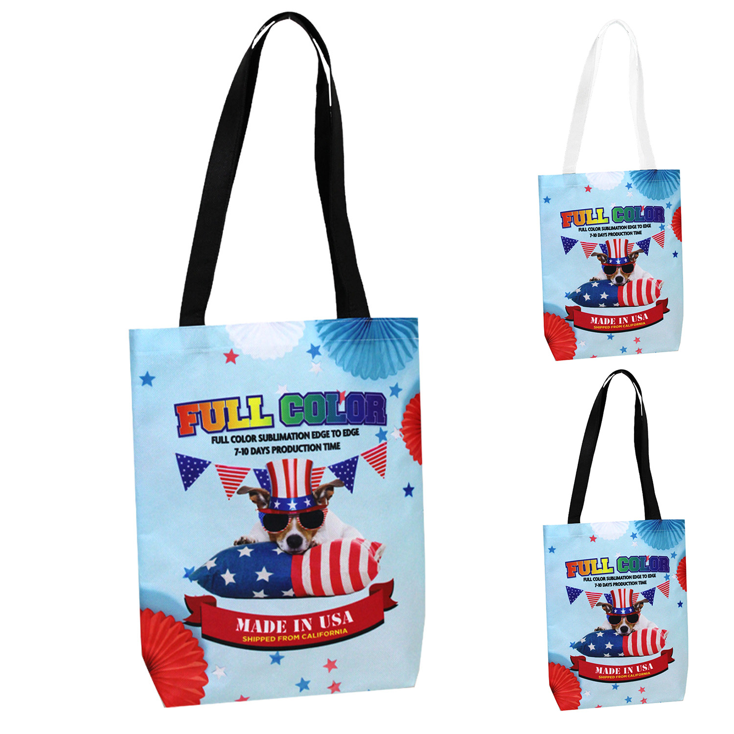 Picture of TERRA Made In USA PET Full Color Sublimation Tote – Small