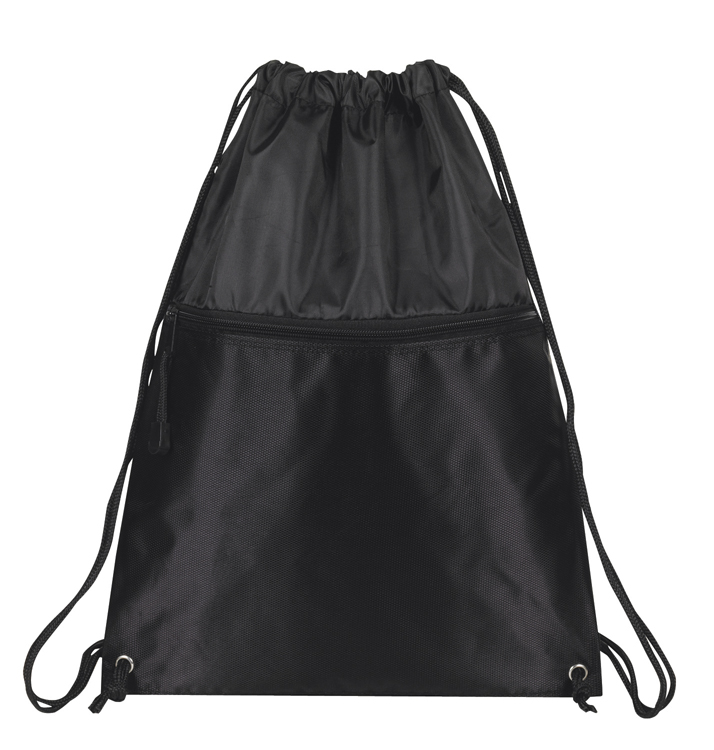 Picture of Drawstring Backpack w/ Zipper Pocket