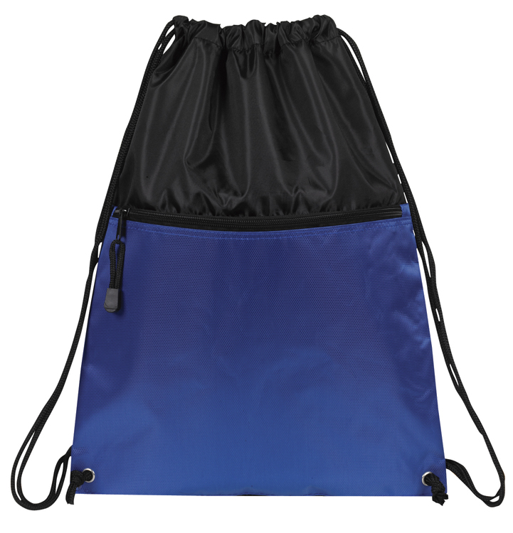 Picture of Drawstring Backpack w/ Zipper Pocket