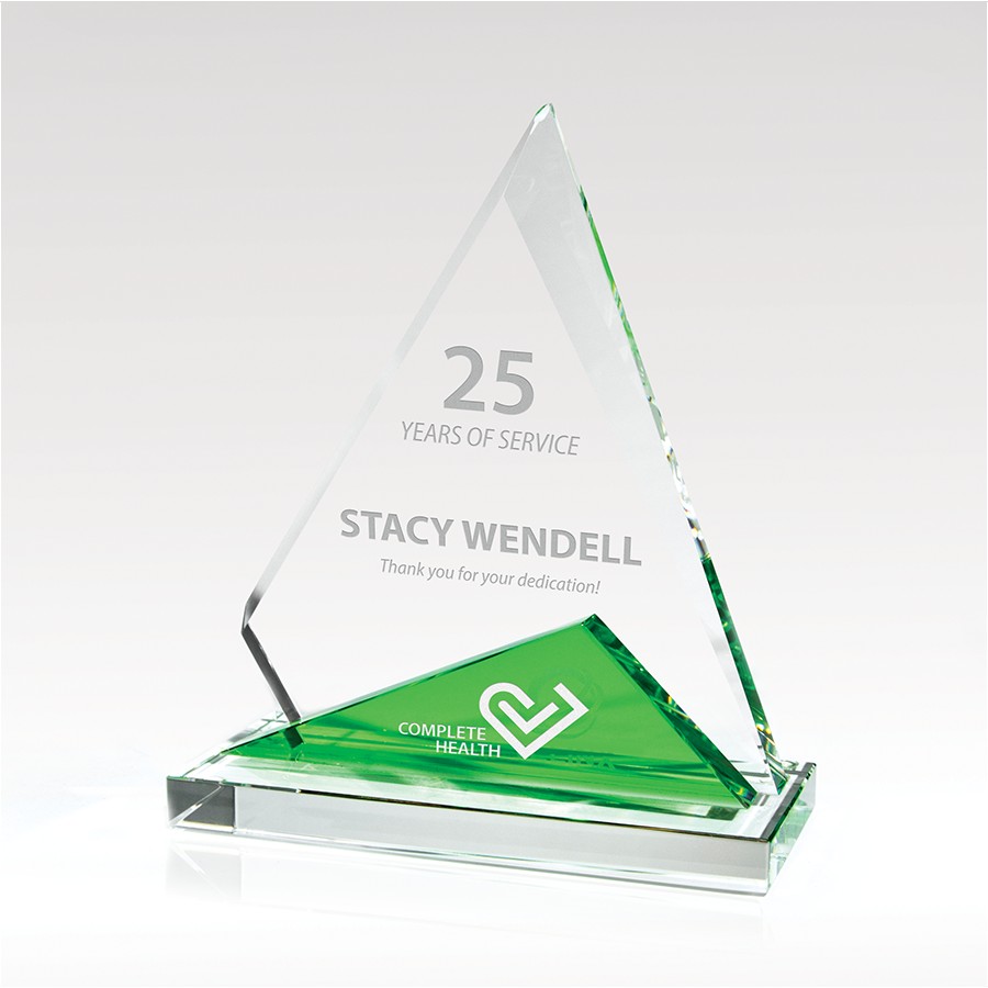 Picture of Crystal Award Tipping Point 7"