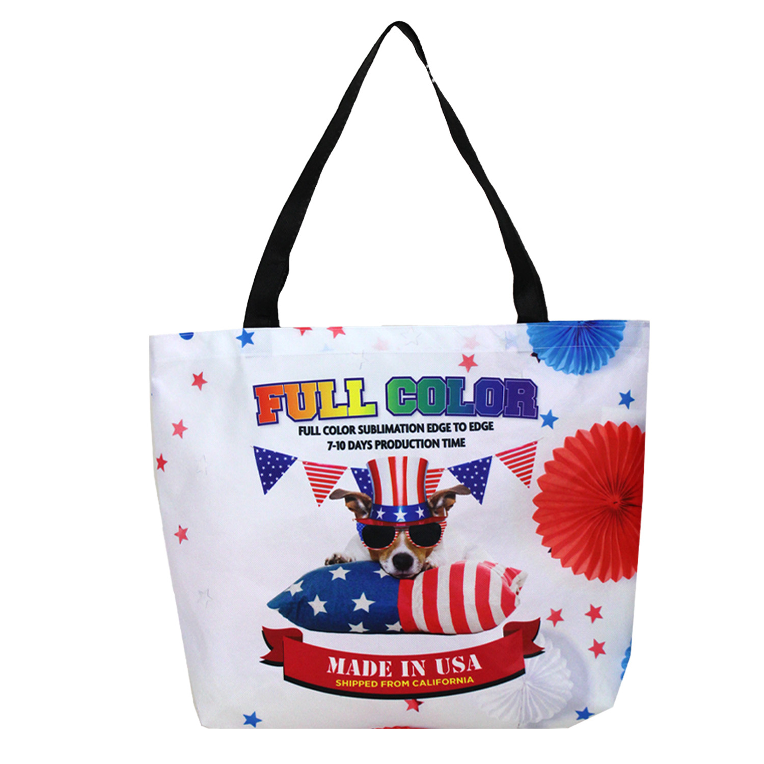 Picture of TERRA Made In USA PET Full Color Sublimation Tote – Large TERRA Made In USA PET Full Color Sublimat
