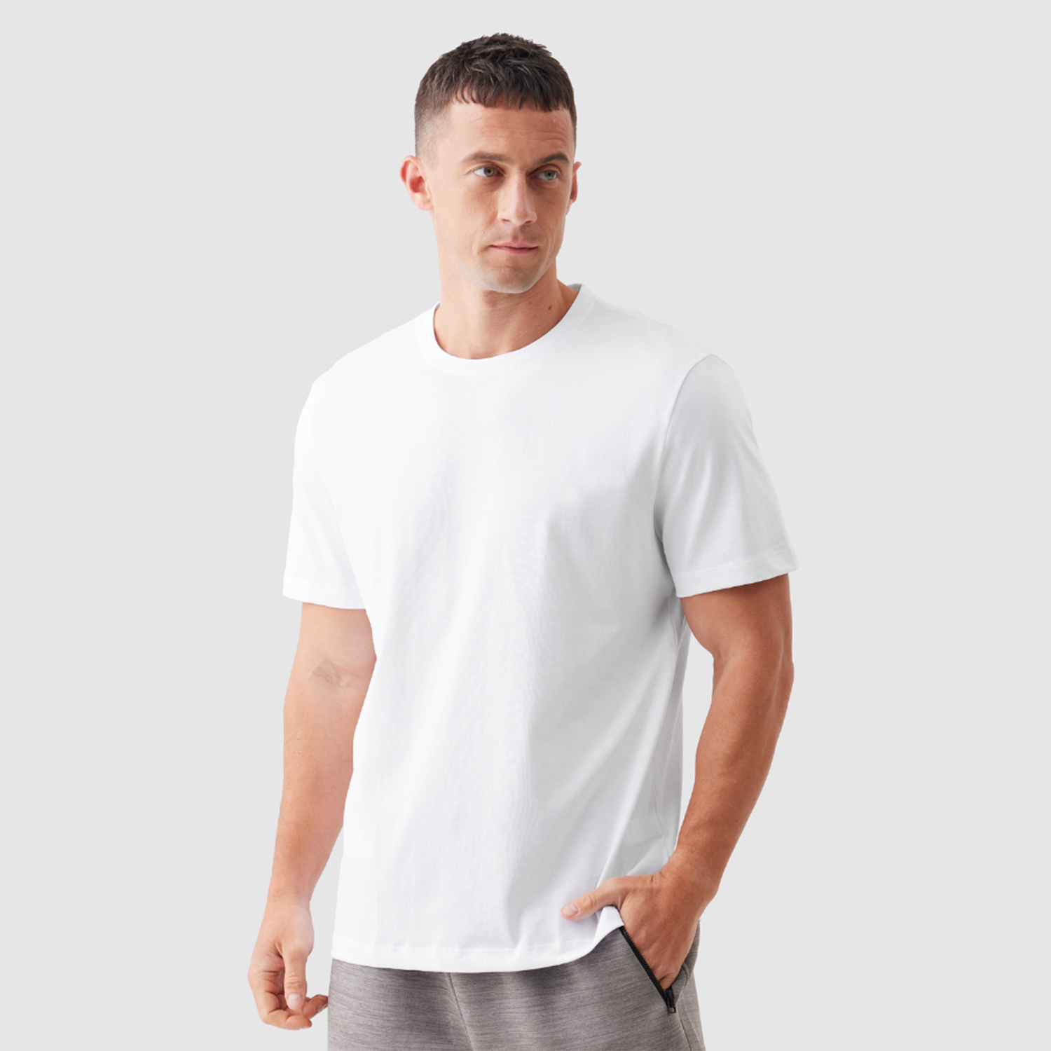 Picture of High Quality Cotton/Polyester Blend T-Shirt