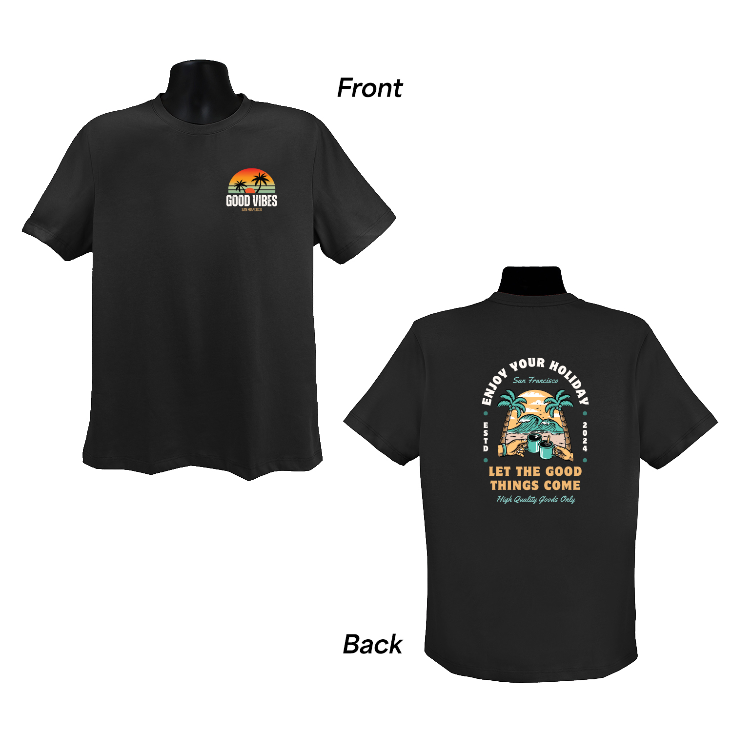 Picture of High Quality Cotton/Polyester Blend T-Shirt