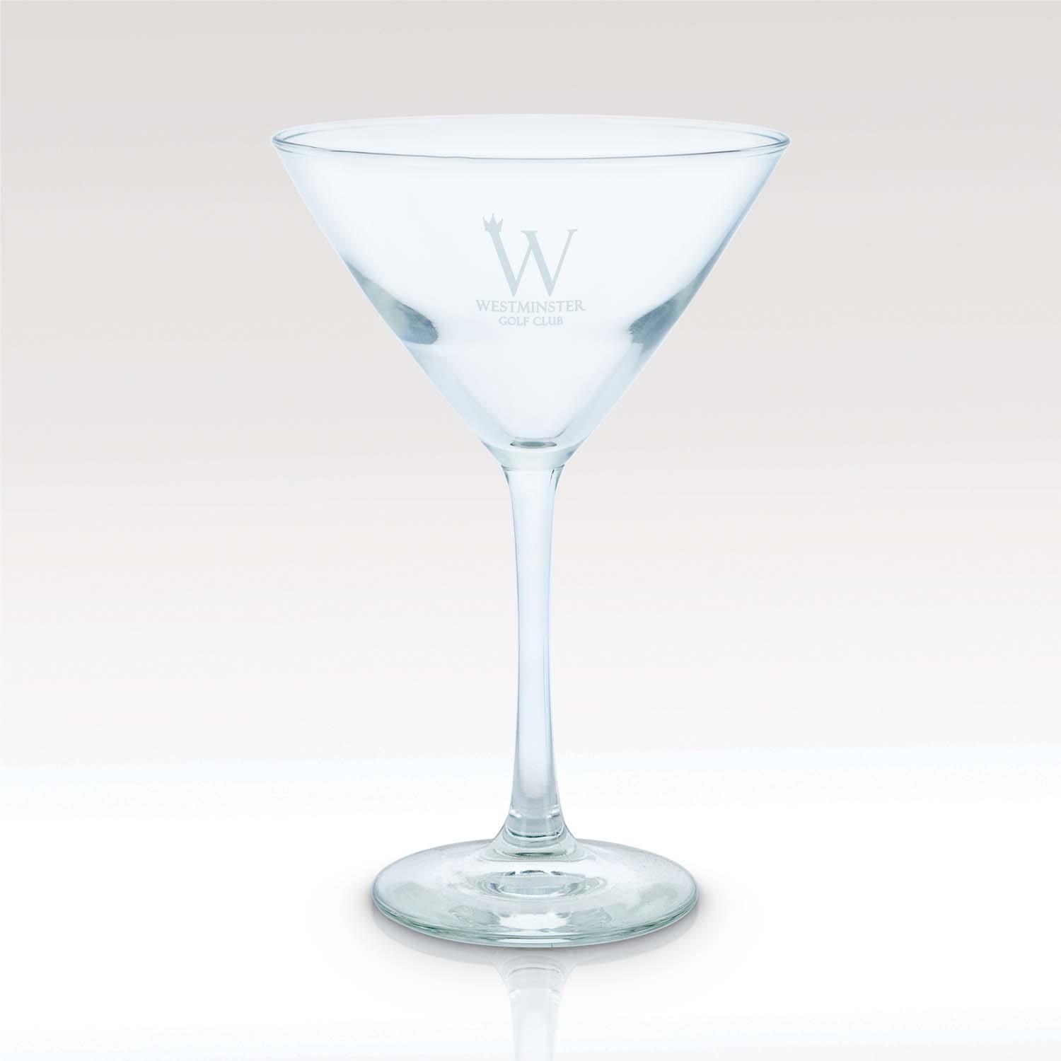 Picture of Etched Martini Glass