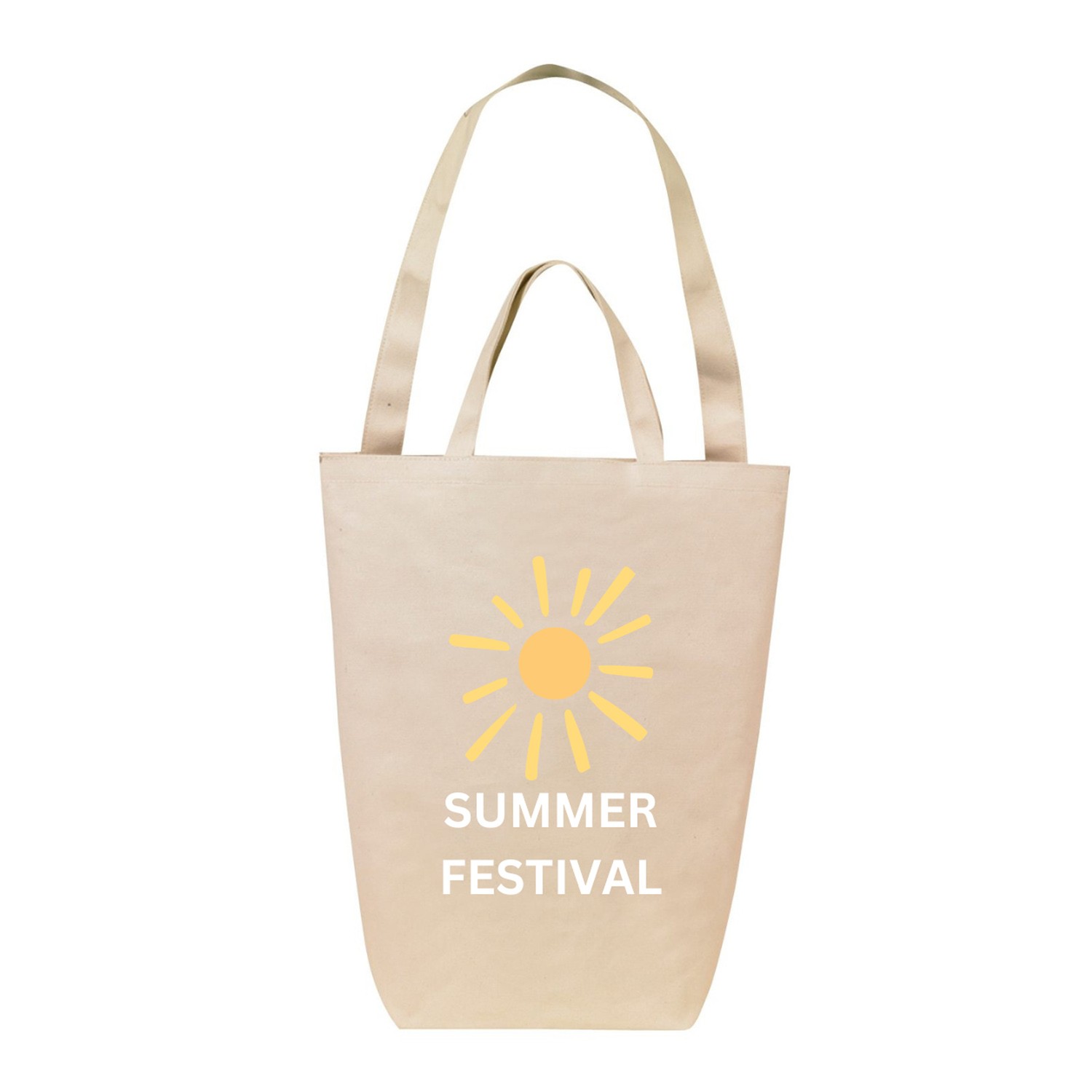Picture of Dual Handle Cotton Shopping Bag
