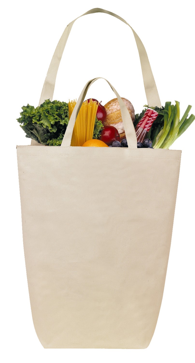 Picture of Dual Handle Cotton Shopping Bag
