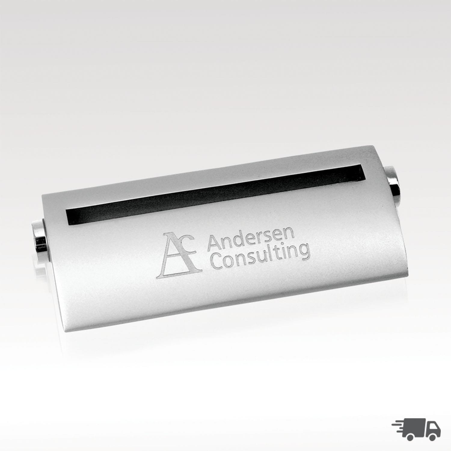 Picture of Symmetry Silver Card Holder