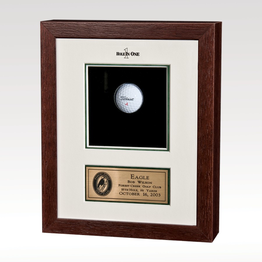 Picture of Golf Shadowbox Plaque - 8"x10"