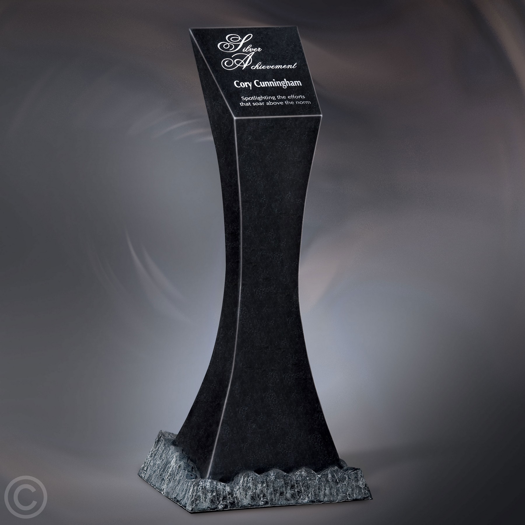 Picture of Elegant Marble Award Stiletto 13"