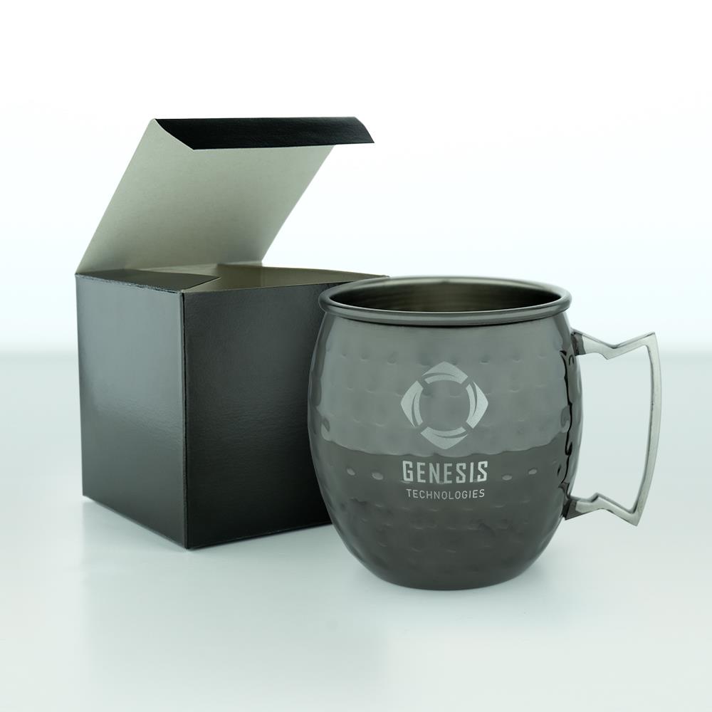 Picture of 17 oz Moscow Mule Mug - Hammered Gunmetal