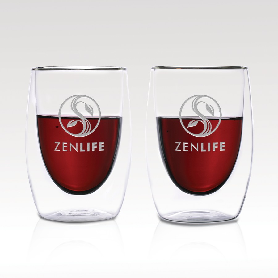 Picture of Eparé 13oz Double-Wall Wine Glass Set of 2