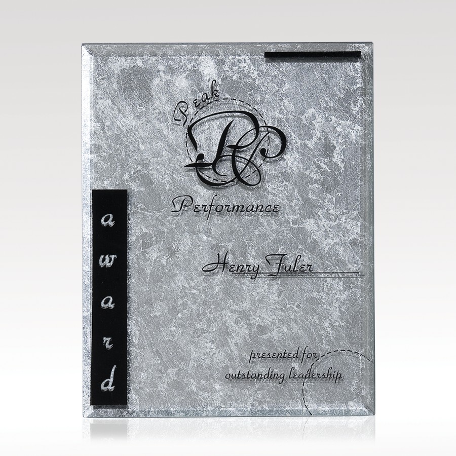 Picture of Silver Risk Taker - Silver Leaf Plaque 9x12