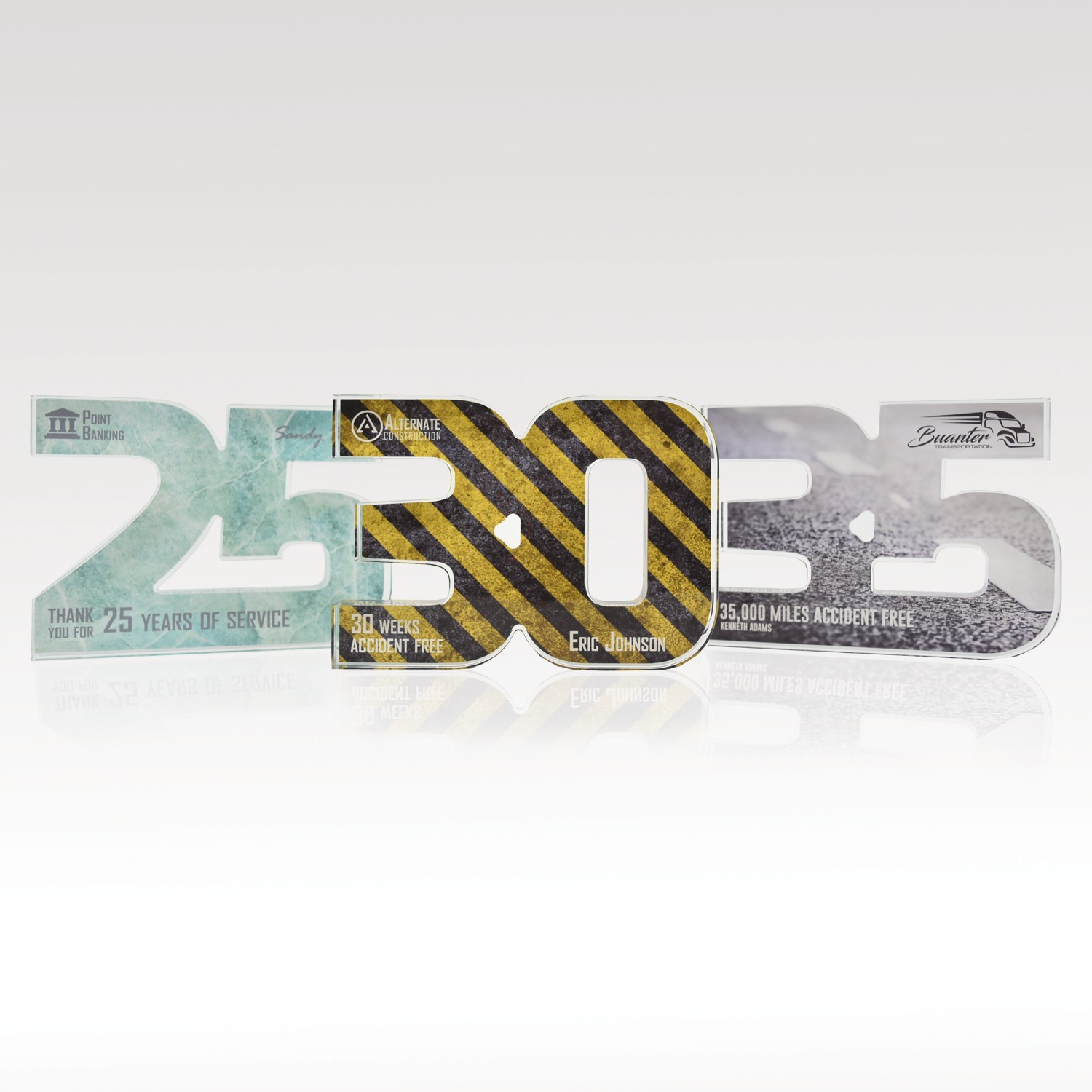 Picture of 3/4" Acrylic Numerals Style 35 – Traditional Series