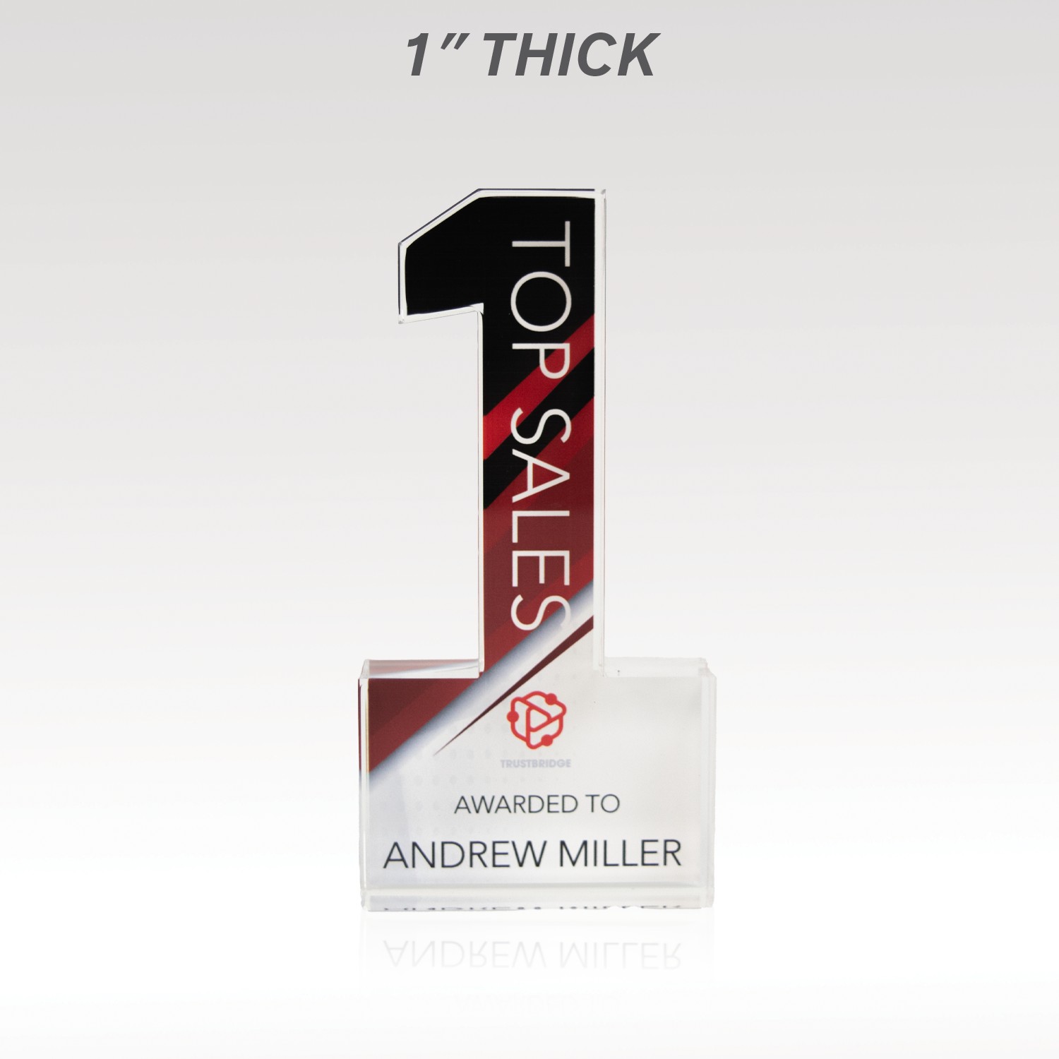 Picture of 1" Acrylic Numerals Style 1 – Plus Series