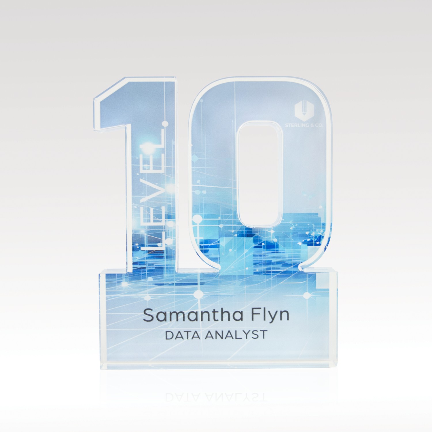 Picture of 3/4" Acrylic Numerals Style 10 – Plus Series