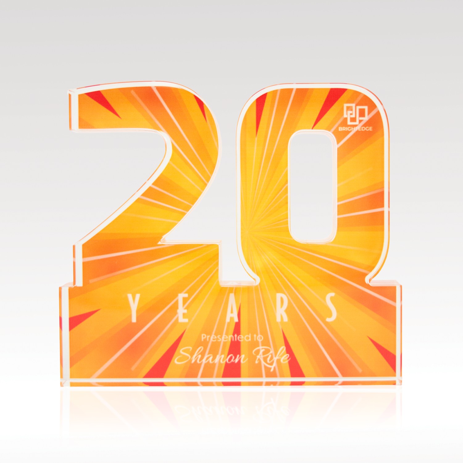 Picture of 3/4" Acrylic Numerals Style 20 – Plus Series