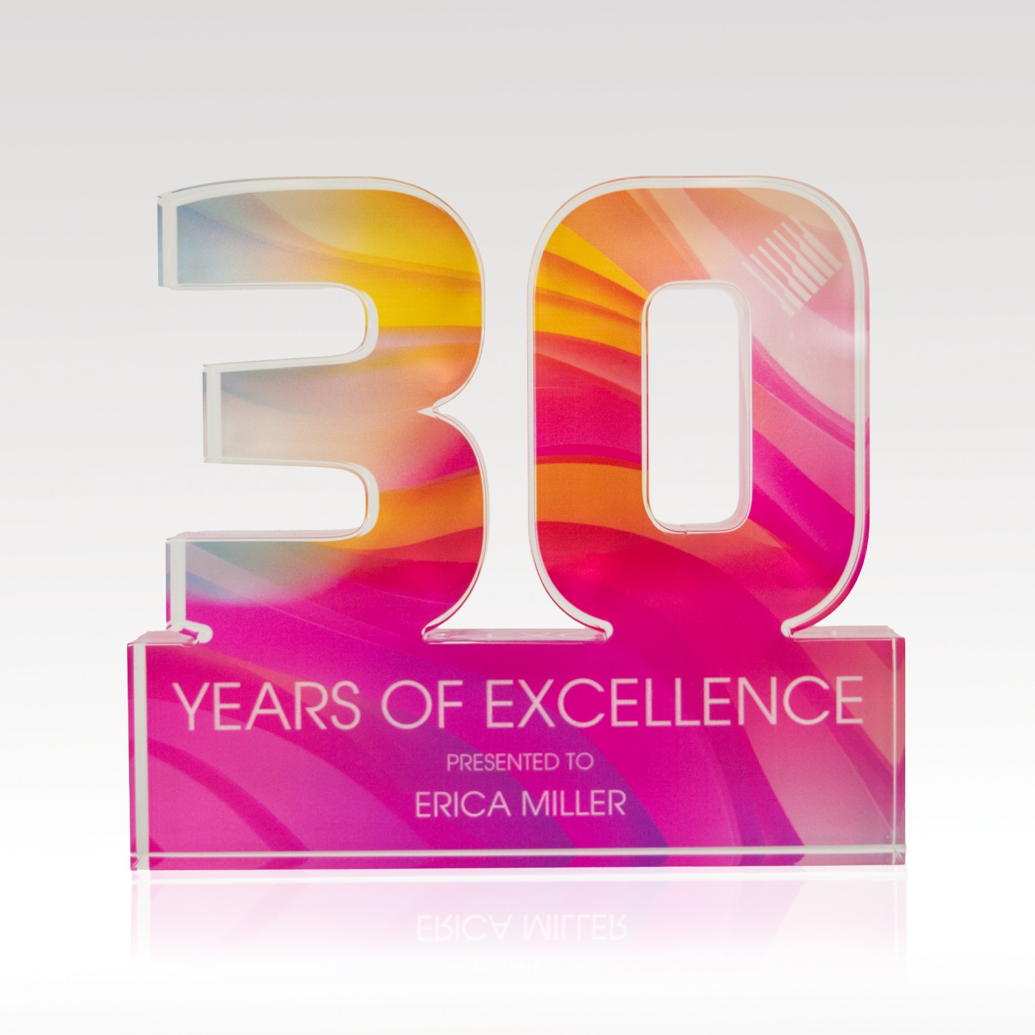 Picture of 3/4" Acrylic Numerals Style 30 – Plus Series